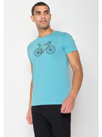 GreenBomb T-Shirt Bike Knut in Turkis