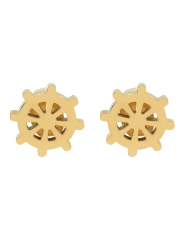 Adeliás Damen Ohrringe – Ohrstecker aus Edelstahl in gold