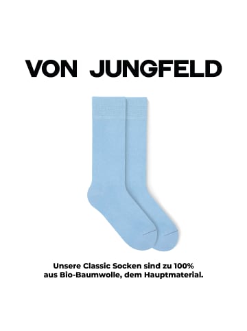 von Jungfeld Classic Socken Signature in French Blue