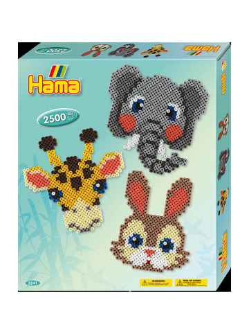 Hama Geschenkpackung Tierköpfe Midi-Bügelperlen in bunt