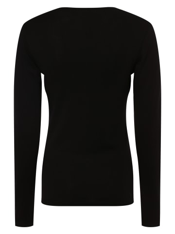 OPUS Langarmshirt Sorana in schwarz