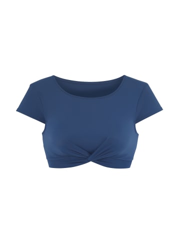 LASCANA ACTIVE Crop-Bikini-Top in rauchblau