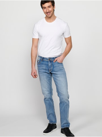 KOROSHI Jeans Stretch Regular Fit in blau