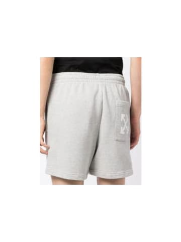 OFF WHITE Shorts grau melange