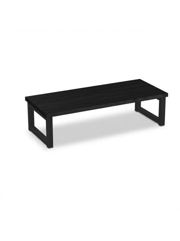 relaxdays Monitorständer in Schwarz - (B)55 x (H)15 x (T)23 cm