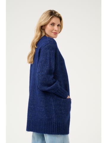Kaffe Strickjacke KAtrina in Beacon Blue Melange