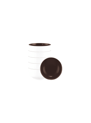 Seltmann Weiden 6er Set Dipschalen Sento Home Pure Colors in ø 8,6 cm in Chocolate Brown
