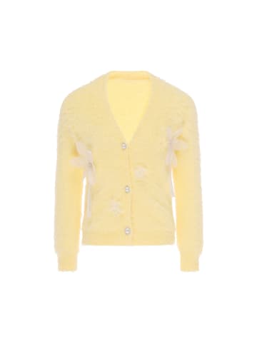 VINAJA Women Cardigan in Light Yellow