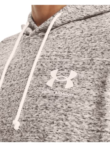 Under Armour Hoodie "UA Rival Kurzarm-Hoodie aus French Terry" in Schwarz