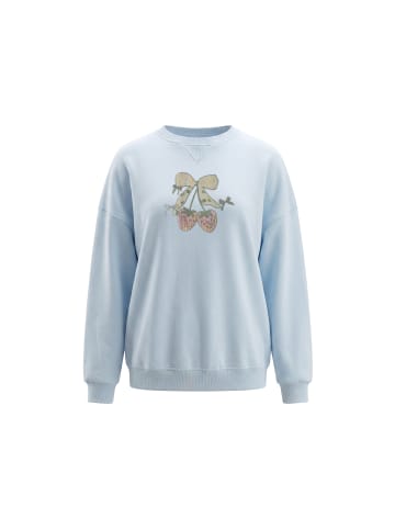 myMo Women Sweatshirt in Light Blue