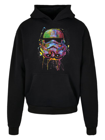 F4NT4STIC Ultra Heavy Hoodie PLUS SIZE Stormtrooper Paint Splats in schwarz