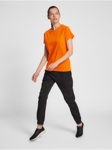 Hummel T-Shirt Hmlred Damen in ORANGE TIGER