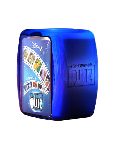 Winning Moves Top Trumps Quiz - Disney (Neuauflage im Metallic Case) in blau