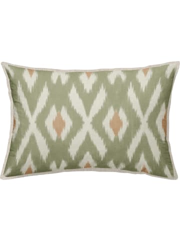 Erwin Müller Nicky-Velours, Samt Kissenhülle in oliv