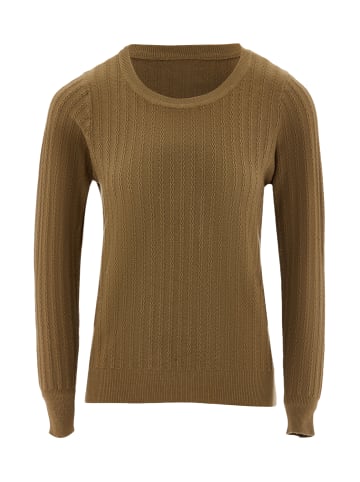 Sidona Strickpullover in Taupe