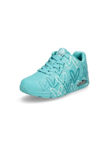 Skechers Sneaker UNO Spread The Love in Türkis