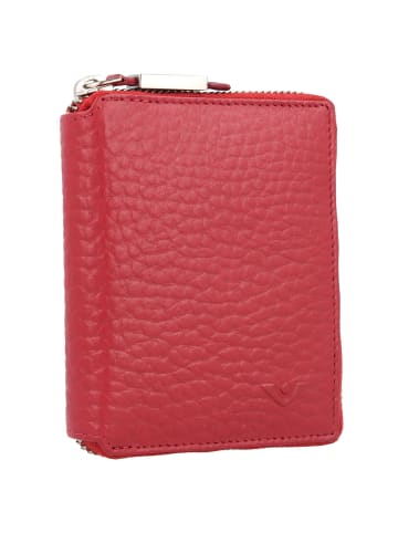 VLD VOi Leather Design Hirsch Pia Geldbörse RFID Leder 10 cm granat