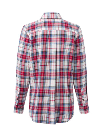 Marie Lund Bluse in rot blau - 0072