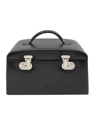 Windrose Merino Schmuckkasten 29.5 cm in schwarz