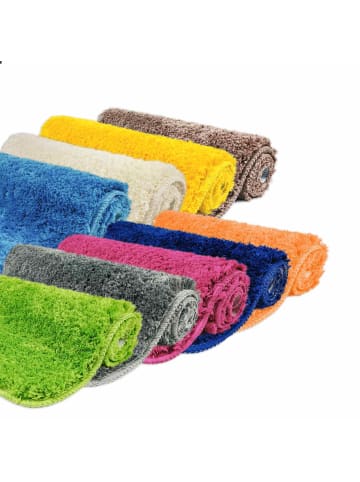 WohnDirect Badematte mit WC Ausschnitt Florenz in Grau