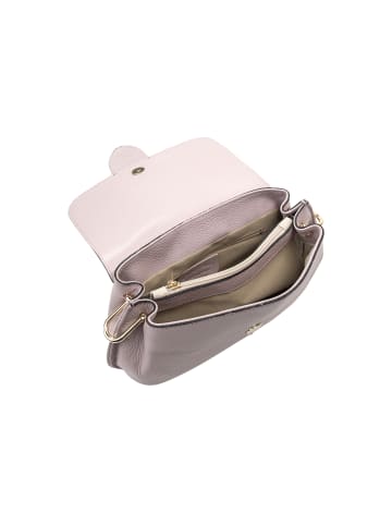 faina Damen Umhängetasche Aus Leder in Pink