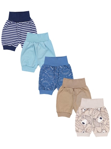 TupTam Baby Sommershorts 5er Pack in grau/grün