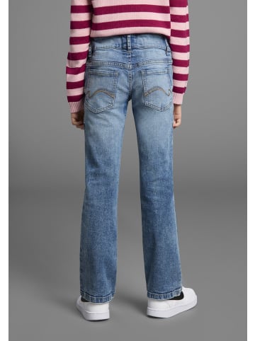 Kangaroos Bootcut-Jeans in blue stone washed