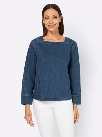 Heine Jeansbluse in blue-stone-washed