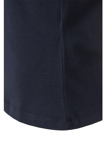 More & More klassisches Basic-Kurzarmshirt in marine