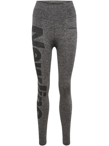 Newline Leggings Jaquard Damen in CHARCOAL GREY/TRUE BLACK