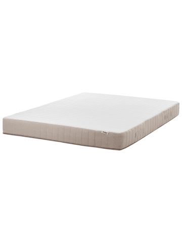Beliani Matratze SPRINGY in Weiß/Grau - (W) 160 x (H) 20 x (L) 200 cm