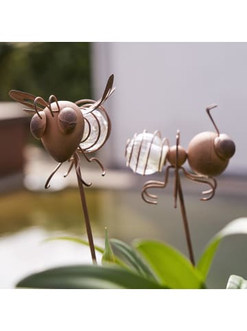 STAR Trading LED Solar-Dekoleuchten ,Oxida, Bienen, Dämmerungssensor, 2er Set, ros