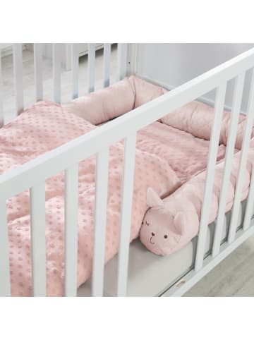 roba Bettschlange Babybett Nestchenschlange - 170 cm lang - rosa