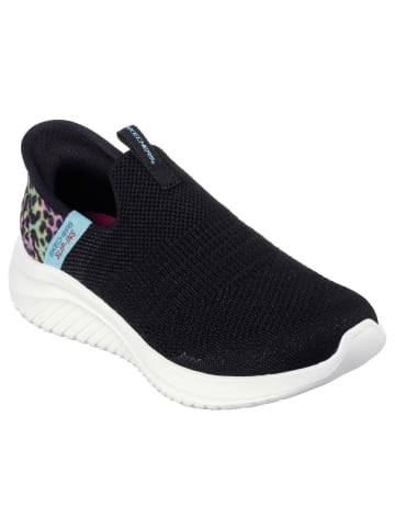 Skechers Slip-On Sneaker "ULTRA FLEX 3.0 COLORY WILD" in Schwarz / Mehrfarbig