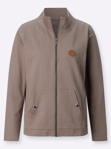 WITT WEIDEN Sweatjacke in taupe