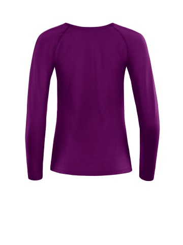 Winshape Functional Light and Soft Long Sleeve Top AET118LS in dark plum