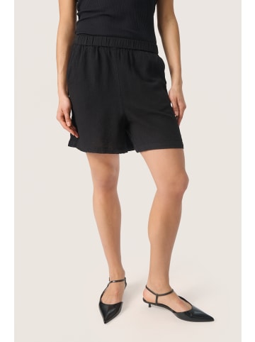 Soaked in Luxury Shorts SLBelira Gerade Passform in Black