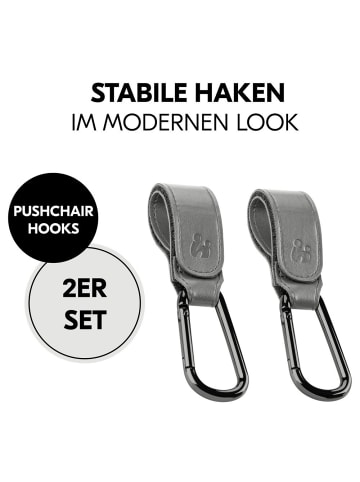 Hauck Universal Kinderwagen Haken für Tragetaschen in grau
