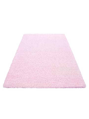 Teppich Boss Hochflor Teppich Lux Rosa