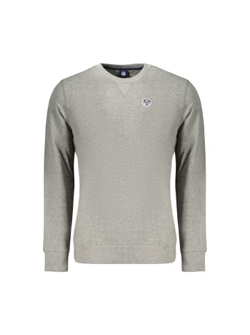 Grau Baumwolle Herren Sweatshirt