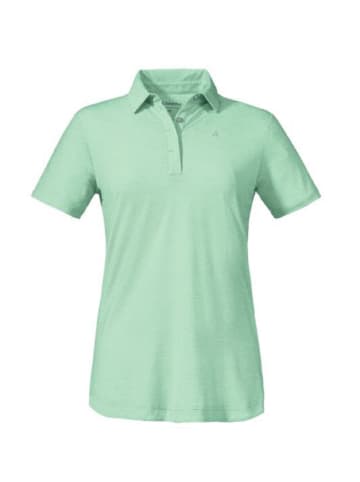 Schöffel Poloshirt Polo Shirt Scheinberg L in Mintgrün