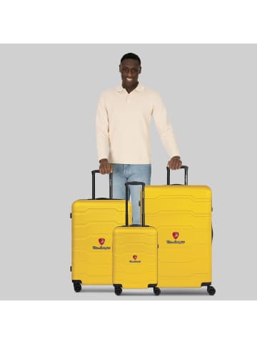 Tonino Lamborghini Bologna 4 Rollen Kofferset 3-teilig in yellow