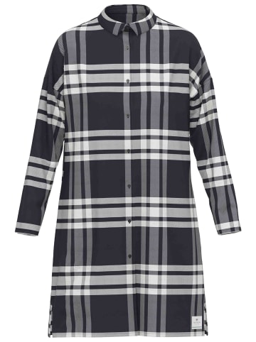Tom Tailor Flanell Nachthemd Xanthi in grau-dunkel-Karo