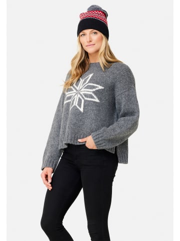 Krimson Klover Pullover Snowflake Pullover in charcoal