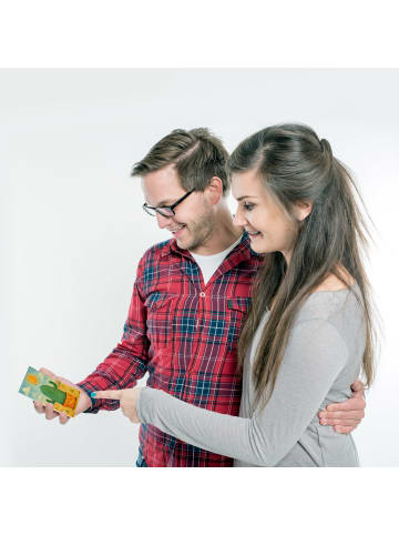 Mr. & Mrs. Panda bildkarte Kaktus Sonne Design ohne Spruch in Weiß