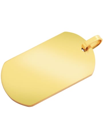 Adeliás Unisex Anhänger aus Edelstahl in gold