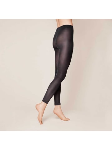 Kunert Feinstrumpfleggings Velvet 40 weiches Abschlußbündchen in Black