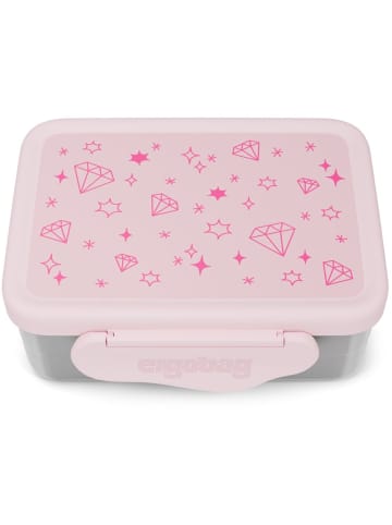 Ergobag Edelstahl Brotdose Glitzer in pink