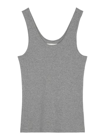 Marc O'Polo Tanktop Iconic Rib in Grau