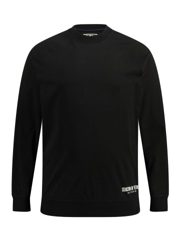 STHUGE Kurzarm T-Shirt in schwarz